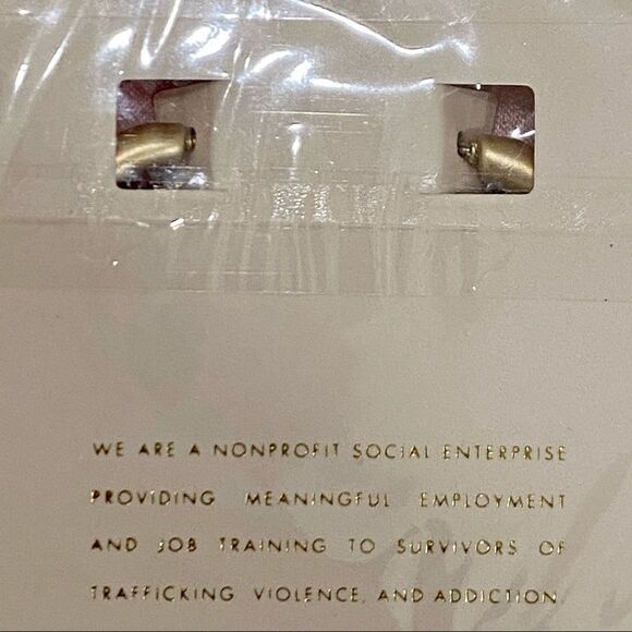 SANCTUARY PROJECT Thick Gold Hoop Earrings CHIC! - Picture 4 of 5